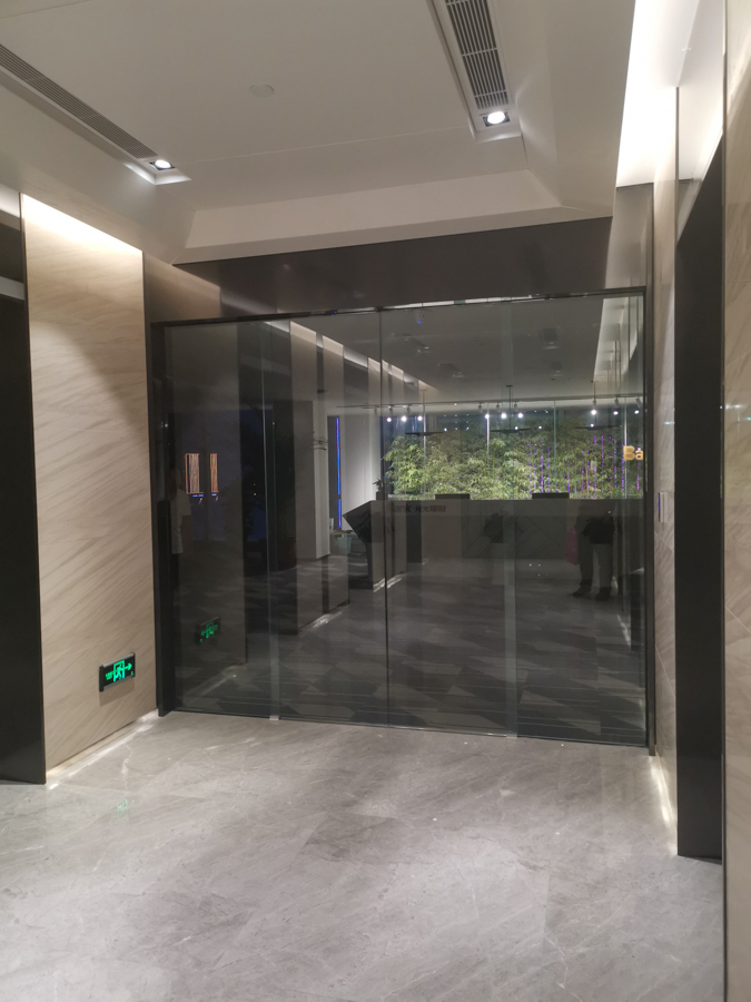 黑鈦不銹鋼自動門門